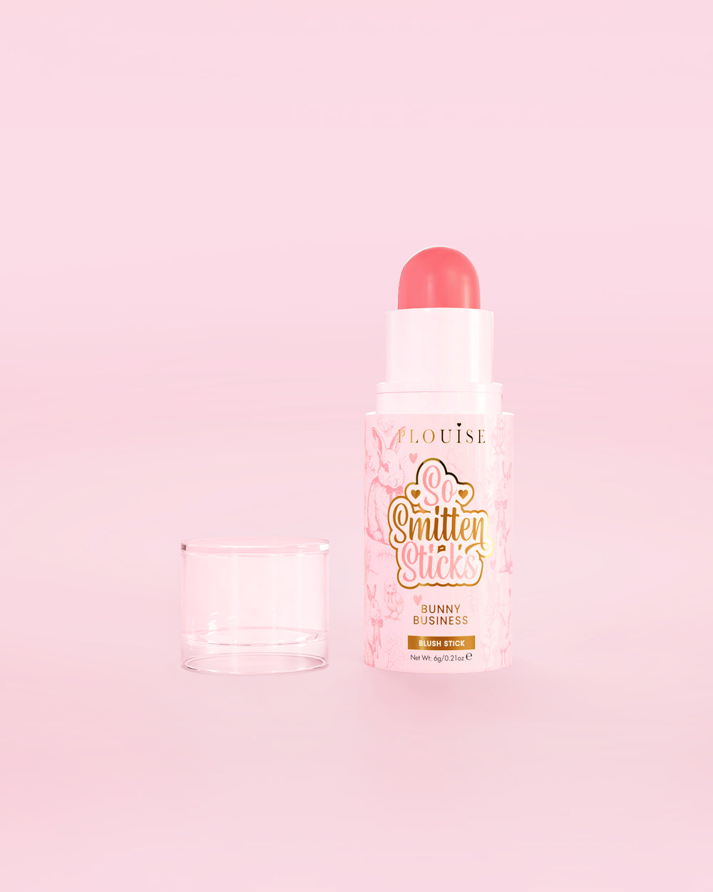 P.Louise So Smitten Blush Stick Bunny Business árnyalatban