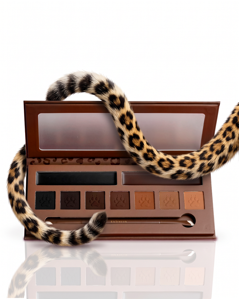 Cheetah Smoke Show Smokey Liner paletta és bélés ecsetkészlet