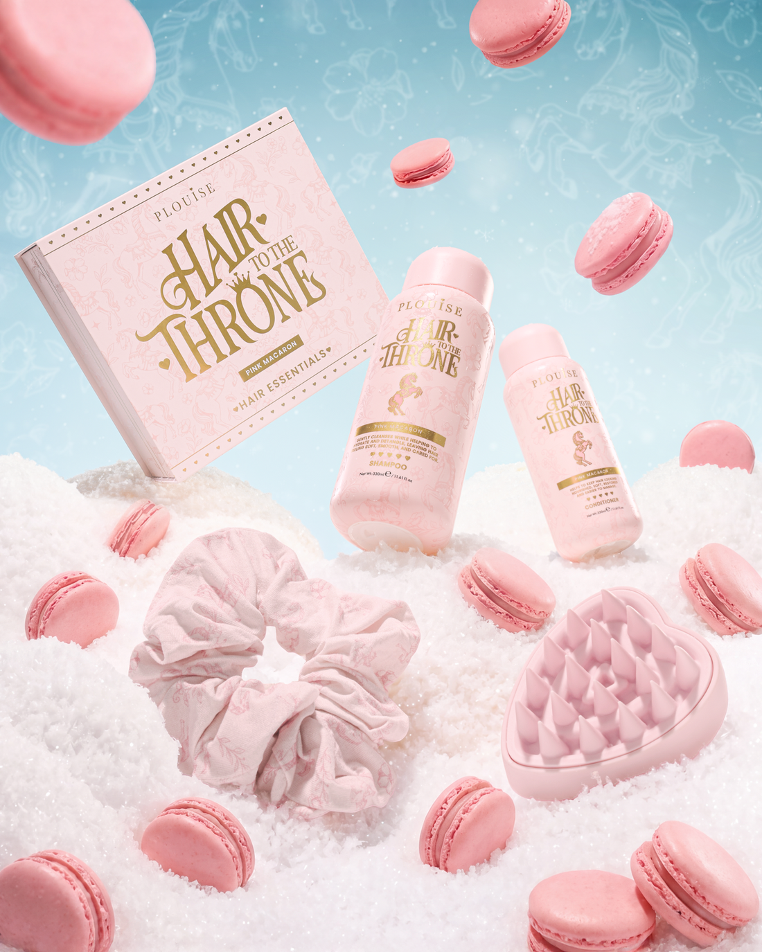 Hair To The Throne Pink Macaron hajápoló szett