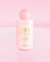 Rózsaszín üveg P.Louise Layers Of Love Milky Oil testemulzió eper sütemény illatban