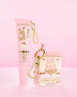 P.Louise Moisture Magic Duo ajakbalzsammal és egy tubus ajakradírral, mindkettő epres sütemény illatban