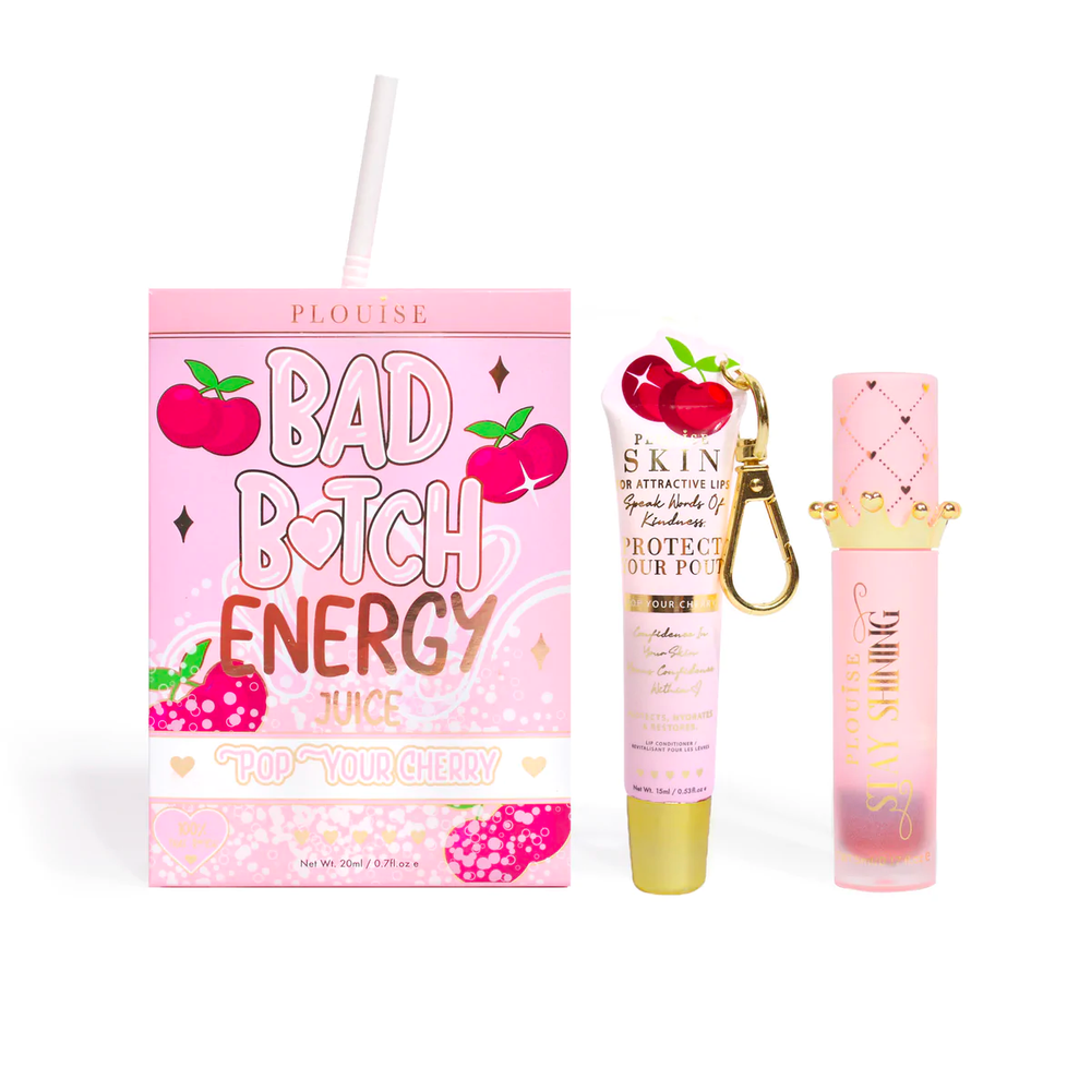 Bad Bitch Energy ajakápoló és ajakolaj duó - kék málna