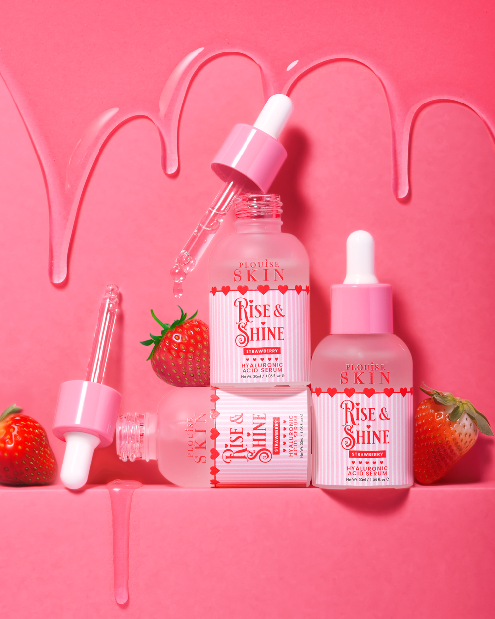 Strawberry P.Louise Rise & shine Hyalruonic Acid szérum