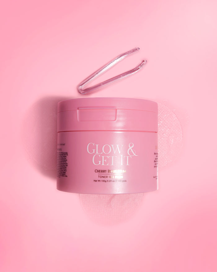 P.Louise Glow And Get It Glow Toner Pads Cseresznye rágógumi