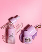 P.Louise Sippin Pretty Lip Duo a Rainbow Sherbetben, liployalty pepetide ajakszérummal és átadja a telt ajakkezelést