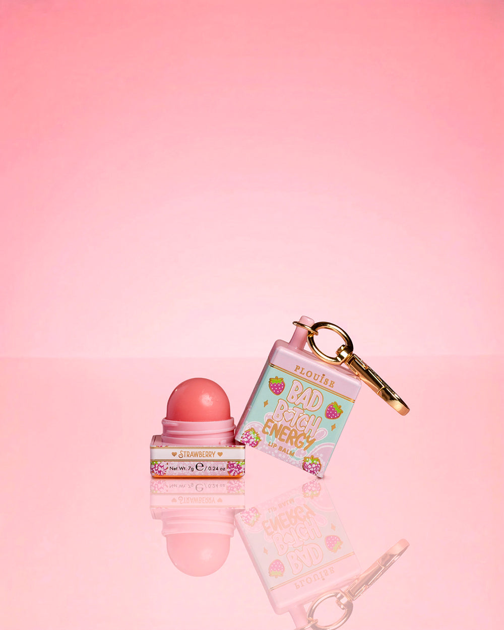 P.Louise Strawberry Kulcstartó ajakápoló