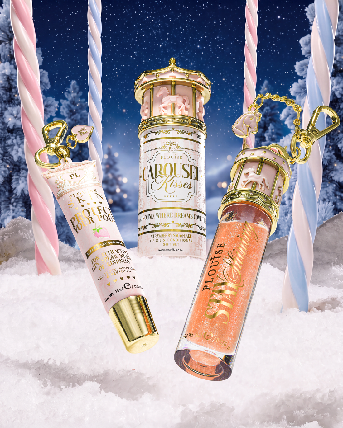 Carousel Kisses Lip Duo & Charm ajándékkészlet ELŐRENDELÉS