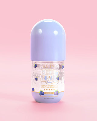 Üveg P. Louise Clear The Air Blueberry Gel Cleanser, rózsaszín alapon