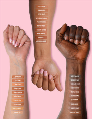 3 karon a P.Louise The Cheek Of It Baked Bronzer Powder árnyalatai láthatók