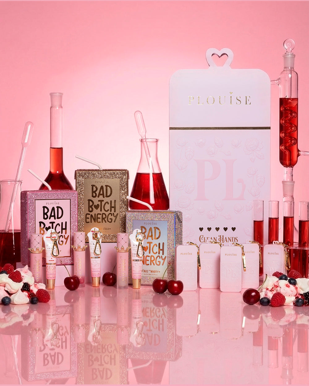 Crystal Lip Trio & Hands Cleansing Spray PR ajándékkészlet
