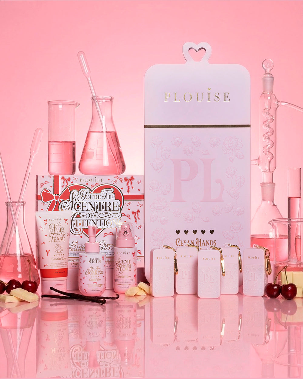 Pamper Me testápoló és kéztisztító spray PR ajándékkészlet